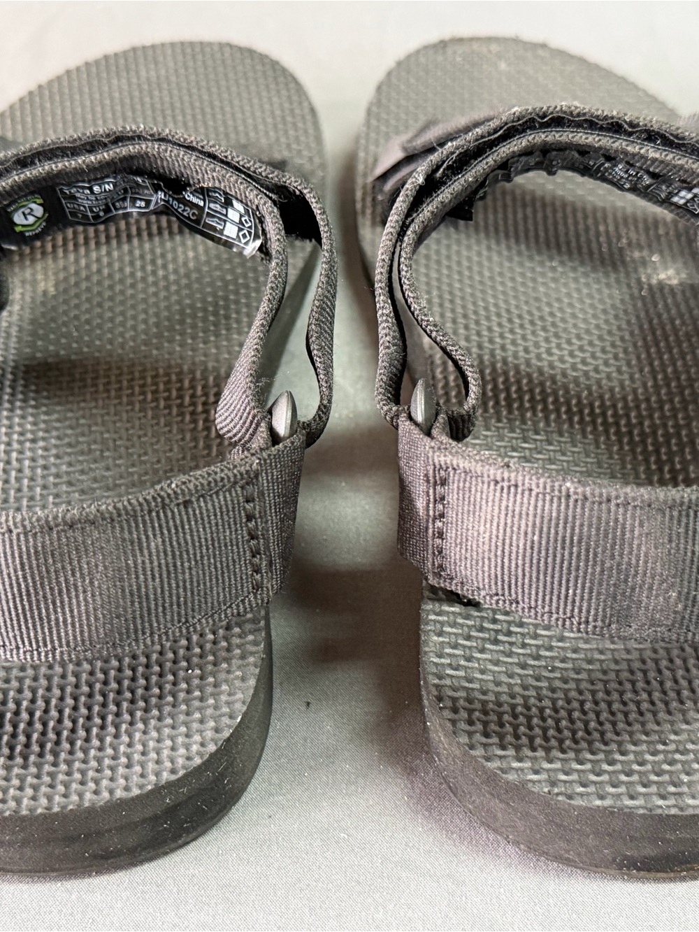 Teva Black Strap Sport Sandals - Picture 3 of 9